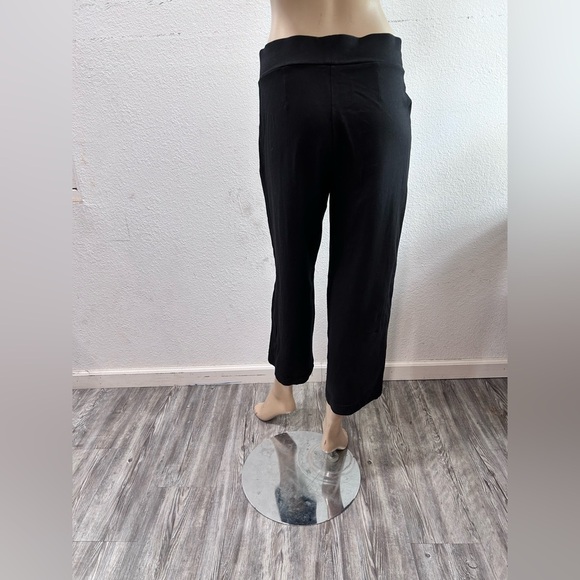 Pure Jill Black Wide Leg Cropped Pants with High Waist - Picture 11 of 15